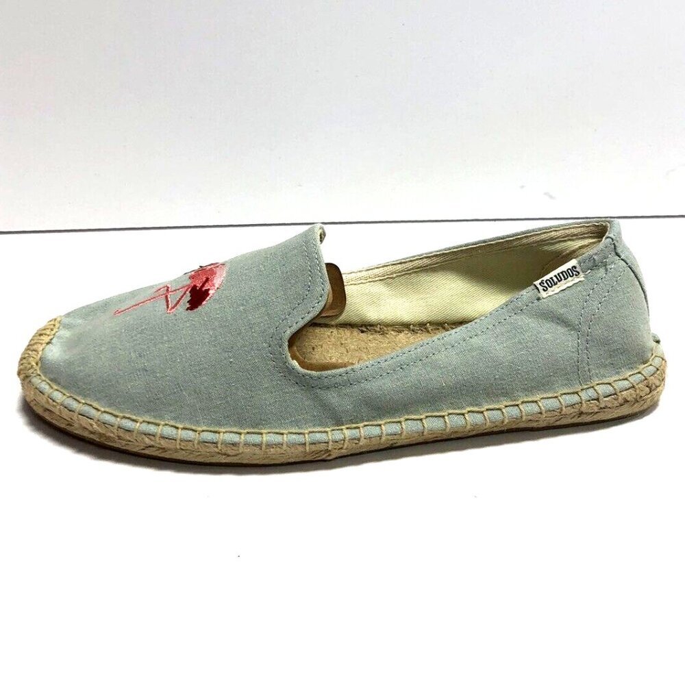 Soludos Women's Embroidered Slip-On Shoes, Size 8.5 M